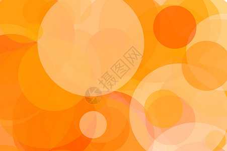 橙色圆圈图案抽象橙色圆圈插图背景抽象的极简橙色插图以圆圈为背景背景