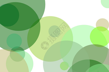 抽象绿色圆圈插图背景抽象的极简绿色插图以圆圈为背景图片