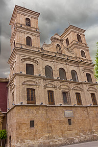 西班牙穆尔亚圣多明各旧教堂高清图片