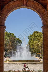 西班牙塞维利亚著名的西班牙广场图片
