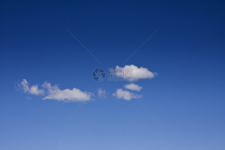 美丽的蓝天空和白云图片