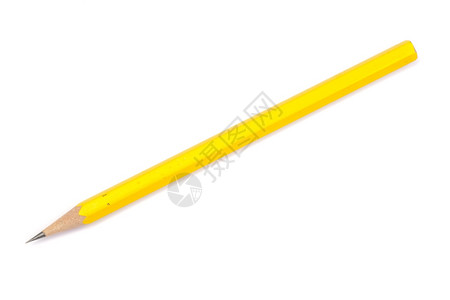 一只黄色铅笔图片