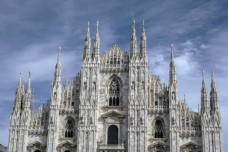 意大利米兰Duomo大教堂面孔意利米兰图片
