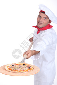 比萨厨师图片