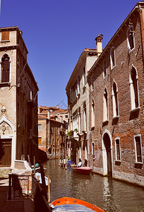 意大利威尼斯市Venezia的景象高清图片