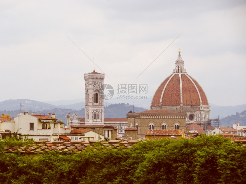 佛罗伦萨意大利佛罗伦萨城和大教堂的景象图片