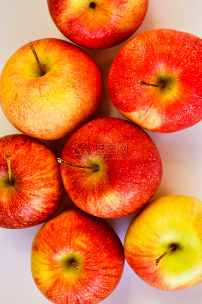 红苹果水作为素食品图片