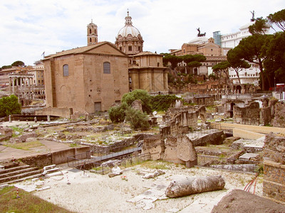罗马论坛的古老迹图片