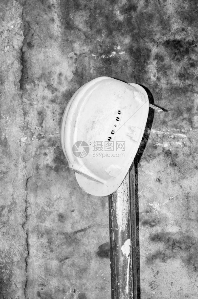 安全头盔黑白建筑工地头盔防护安全图片