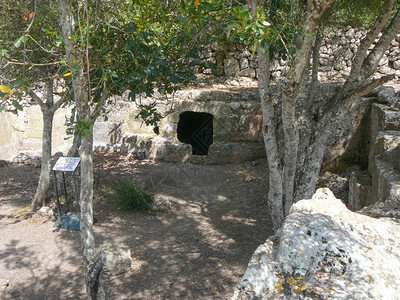 西班牙实纳卡托拉尔巴山沙罗德古老的考废墟图片