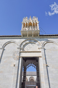 意大利托斯卡尼省纳比萨的圣阿卡坎波桑多古迹意指比萨的纪念碑图片