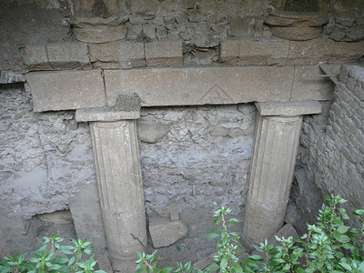 原始福图纳神庙意大利帕莱斯特里纳的福图纳原始神庙遗址背景图片