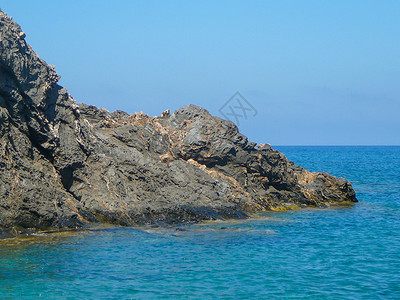 萨萨里阿根廷的海景意大利的阿根廷海景背景