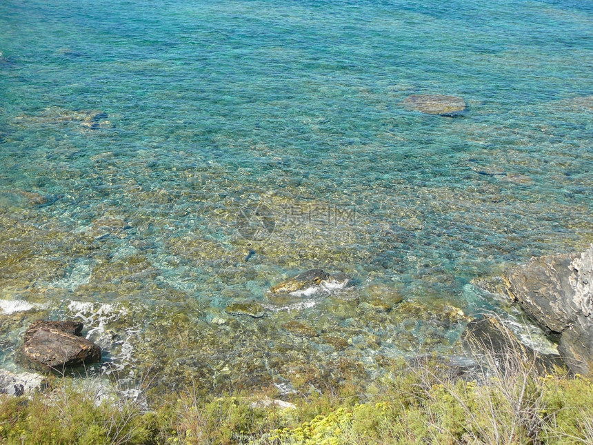 林皮亚努海意大利撒丁岛林皮亚努海景图片