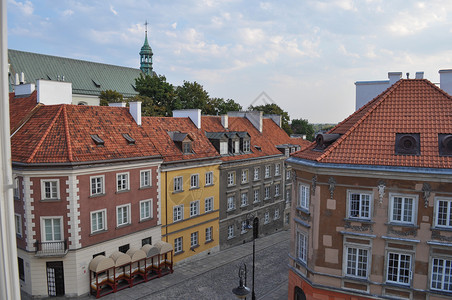 波兰华沙Mostowa和Freta街高清图片