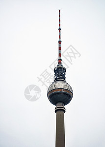 Fersehturm电视塔高动态HDR电视德国柏林图片