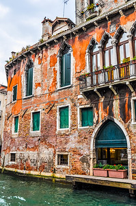 威尼斯人类发展报告意大利威尼斯Venenezia镇高动态区域HDR图片