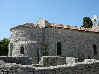 克罗地亚奥索尔市教堂高清图片
