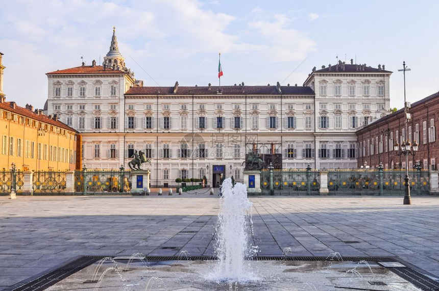 PalazzoReale都灵意大利皇家宫高动态区域图片