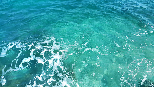透明的海水自然背景图片