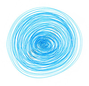用于白背景设计的蓝色抽象圆形元素图片