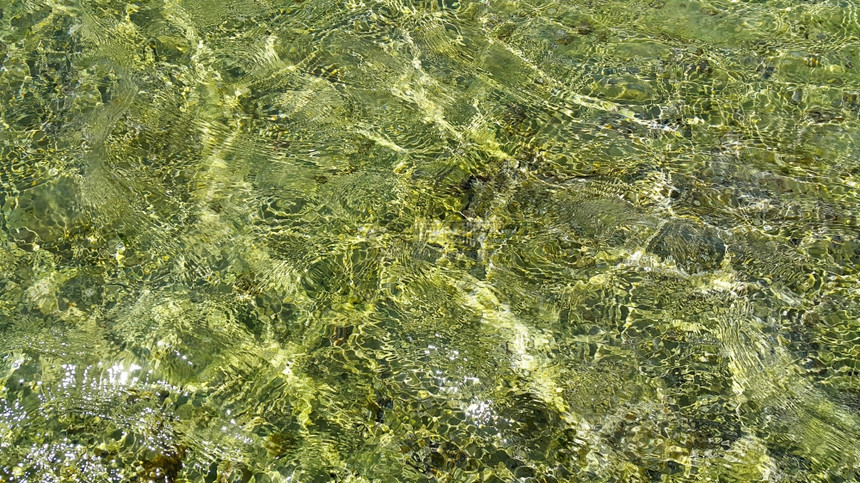 透明的海水自然背景图片