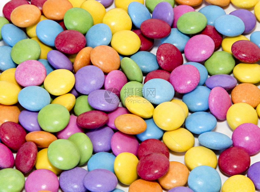 明亮多彩的糖果背景图片
