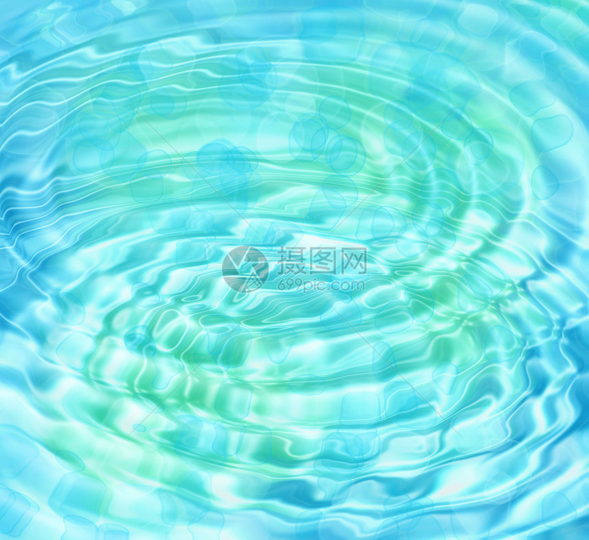 抽象明亮的彩色水喷泉背景图片