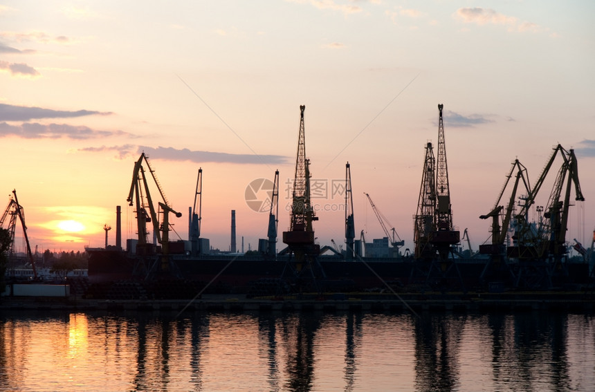 乌克兰奥德萨贸易海港图片