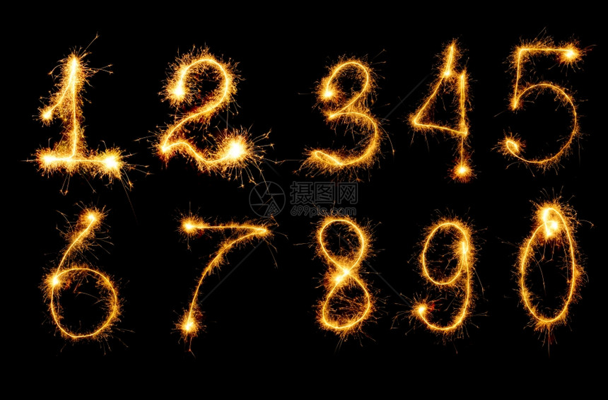 一组数字由Bengal大火所绘制图片