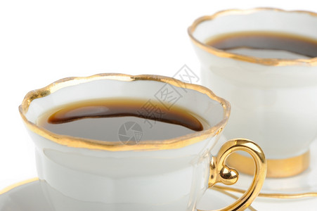 时髦的咖啡杯有饮料的杯白色背景的咖啡杯被隔绝图片