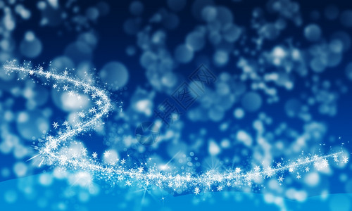 星星气泡圣诞背景雪花火星和光片元素背景