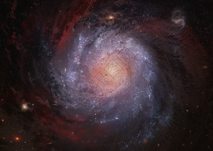 自由空间中的恒星和螺旋系图片