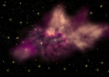 远在向空间照射星云和恒场quot由NASAquot提供的图像元素图片
