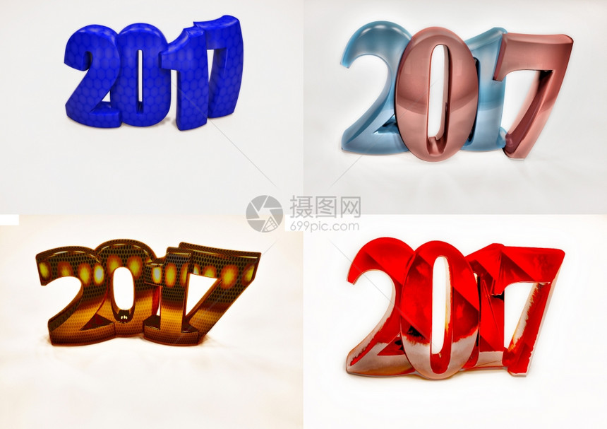 一组图片新的2017年背景3D转换一组图片新的2017年抽象背景转换图片