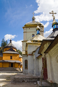 修道院乌克兰伊万诺弗基夫斯克地区马尼亚瓦村图片