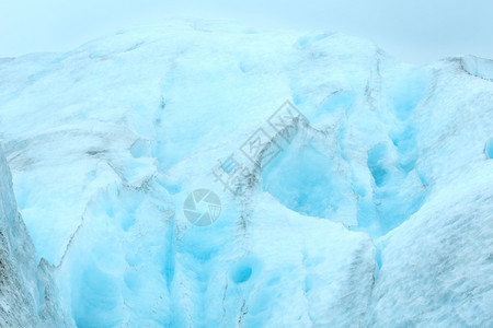 Svartisen冰川夏季视图挪威Moloy图片