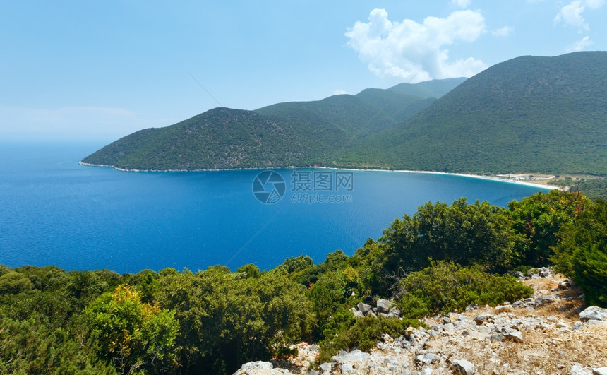 夏季最佳景色希腊凯法洛尼亚图片