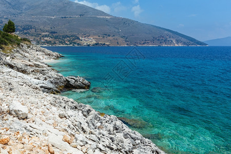 夏季海岸景观希腊凯法洛尼亚图片