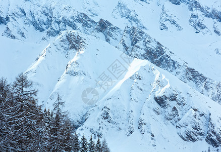 SamnaunAlps风景瑞士温雪平和高清图片