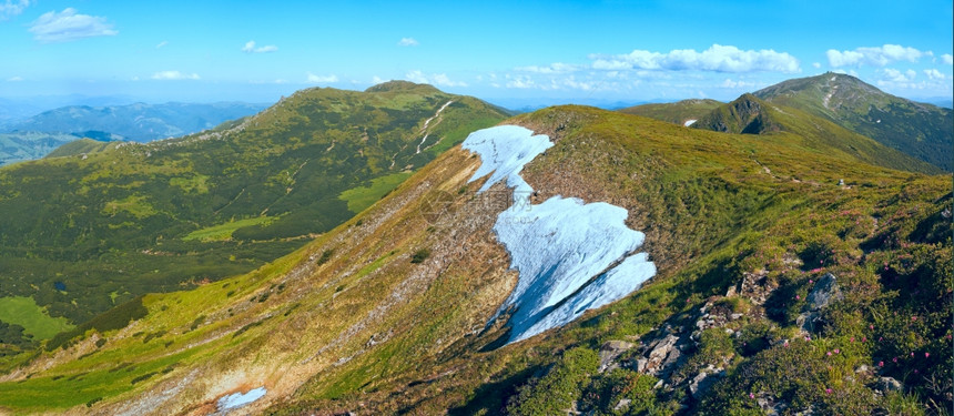 喀尔巴阡山夏季观察乌克兰图片