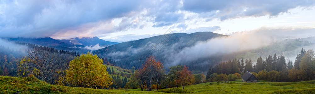 乌克兰喀尔巴阡山的秋天图片