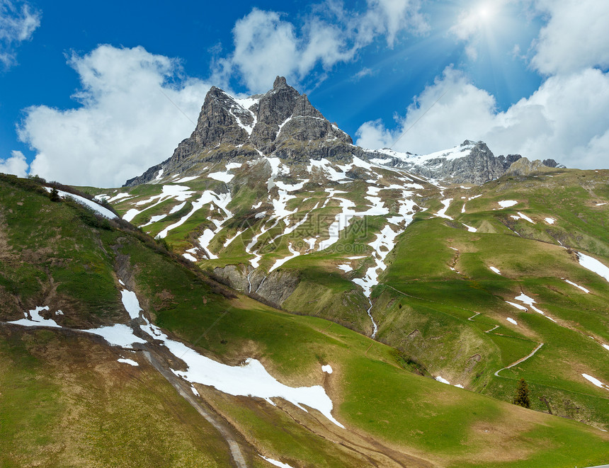 SummerWidderstein山景奥地利沃思拉尔贝格图片