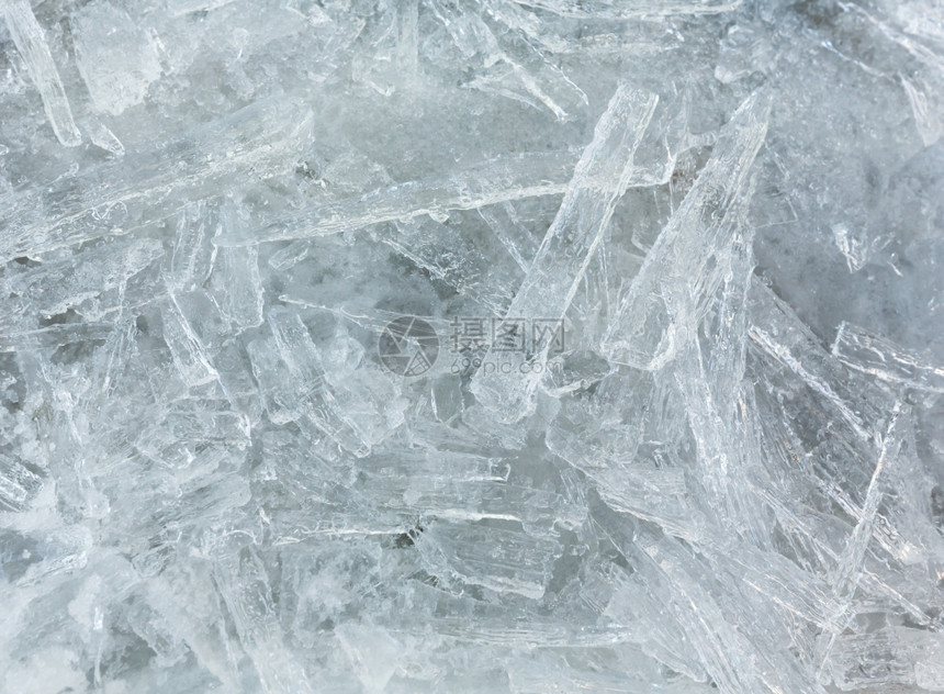 许多长的冰封片冬季背景图片