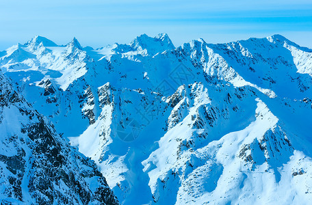 雪坡奥地利提洛尔滑雪机舱升降的风景图片