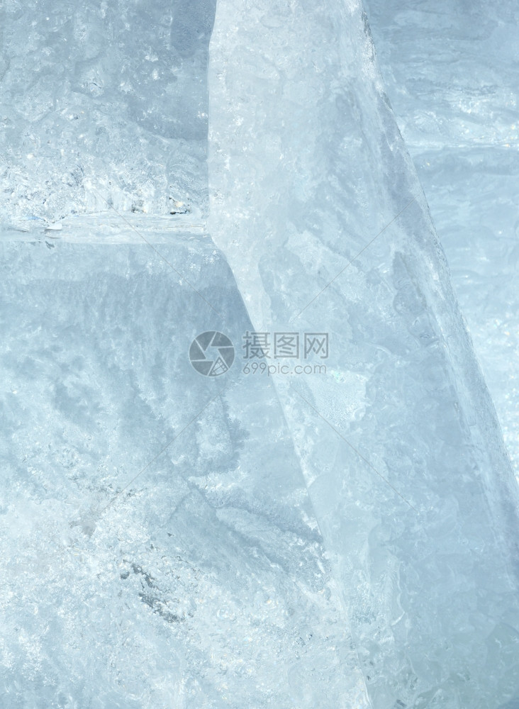 冰封的熔块冬季背景图片