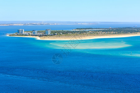 夏季海岸风景葡萄牙Setubal自然公园Arrabida的顶层景色图片