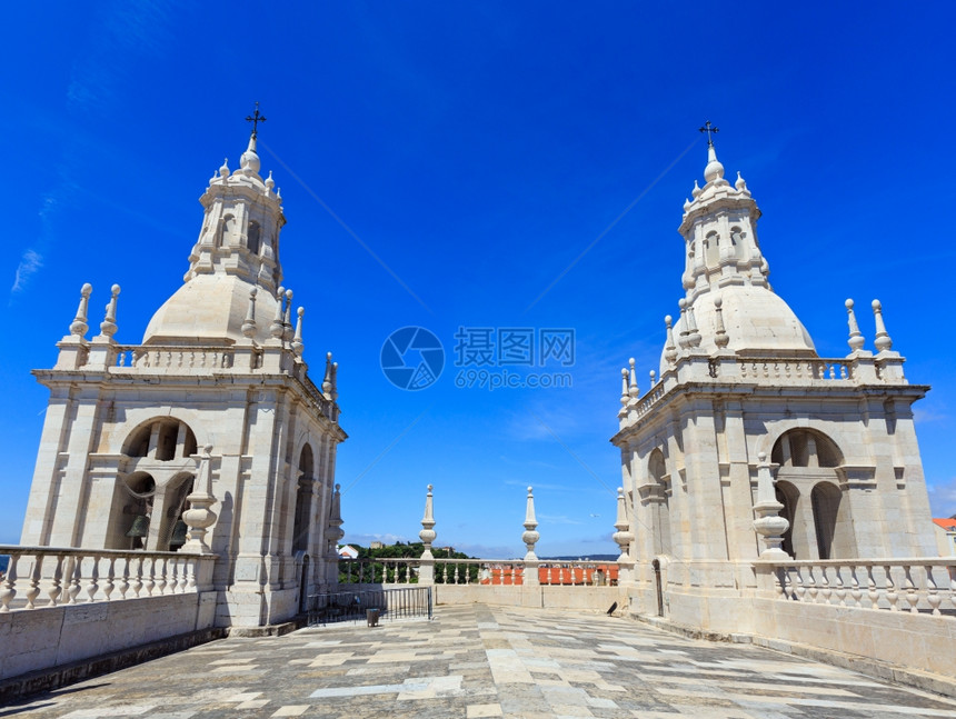 圣文森特墙外的修道院或葡萄牙里斯本圣维森特德福拉教堂伊格莱西亚图片