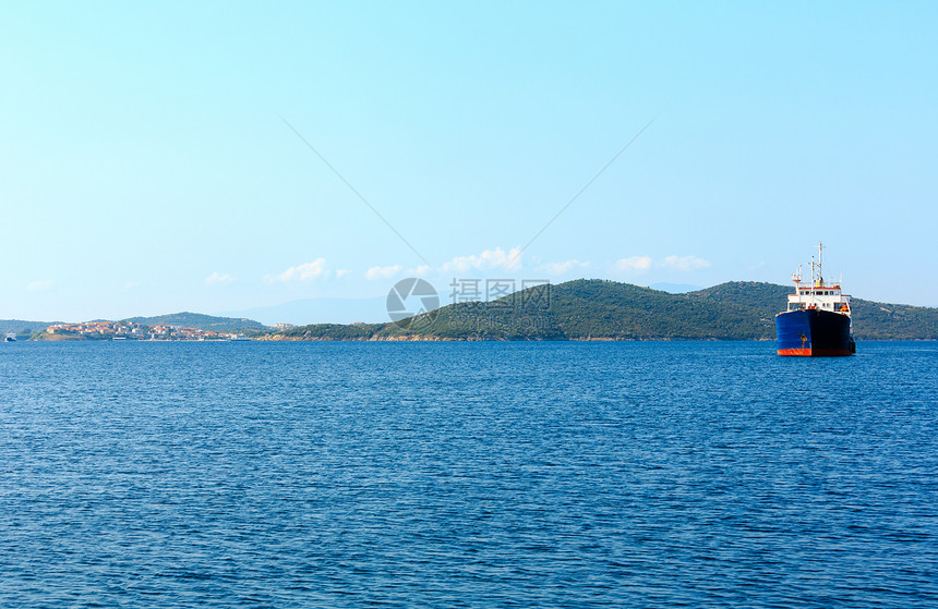 Athos半岛海岸希腊哈基迪的景象图片