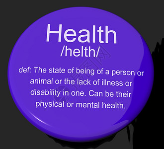 健康定义按钮显示符合条件或健康的幸福定义按钮显示符合条件或健康的幸福背景